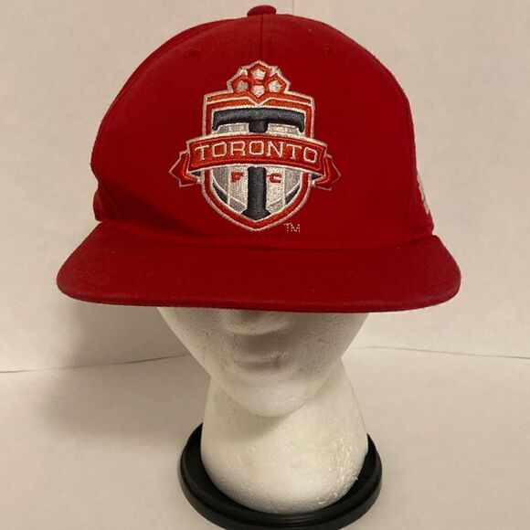 Toronto FC Adidas Hat MLS‎ Soccer Red Men's Baseball Cap Snap back - Picture 1 of 5